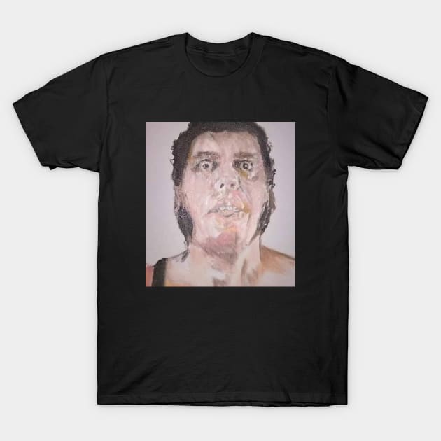 Andre the giant T-Shirt by Mike Nesloney Art